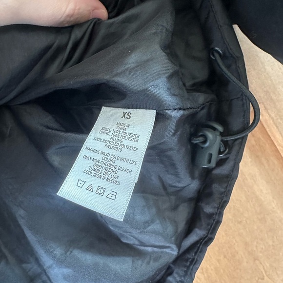 Men’s Aeropostale Black Down Puffer Jacket XS - Picture 4 of 10